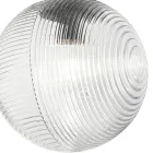 Candelabru cu 8 lumini din sticla suflata in forma de sfera Made in Italy - Prilla Viadurini