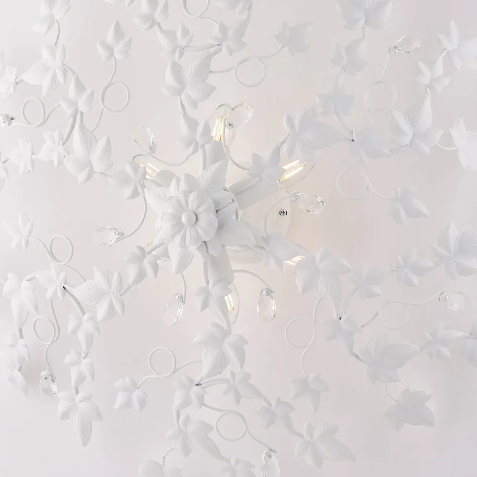 Candelabru cu pandantiv din cristal pentru a îmbunătăți spațiile interioare luminoase – Orchidea Viadurini