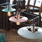 țară Candelabru din ceramică și metallo Monica Ferroluce Viadurini