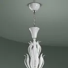 Candelabru din sticlă Veneția cu 12 lumini Fabricat manual în Italia - Agustina Viadurini