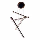 Un candelabru de design cu 4 piese din lemn Grilli York fabricat în Italia Viadurini