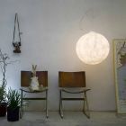Modern candelabru de design In-es.artdesign Luna alba in nebulita Viadurini