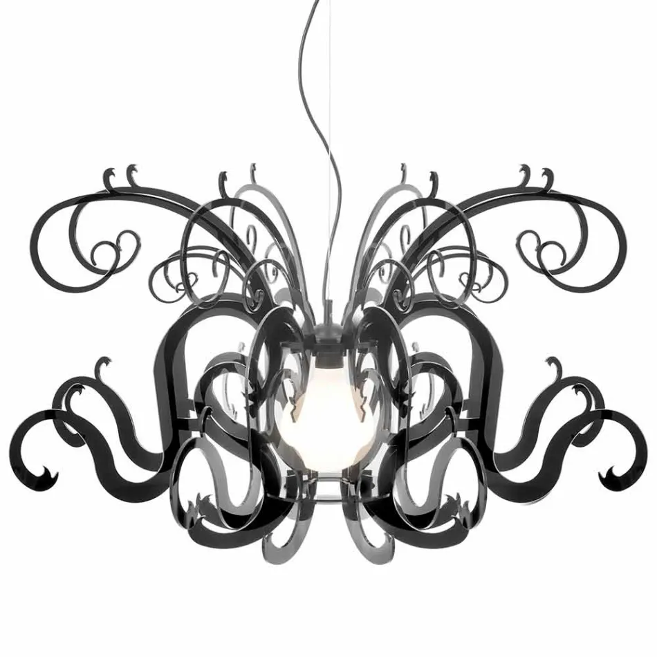 Modern candelabru din plexiglas din Italia, Malito Viadurini