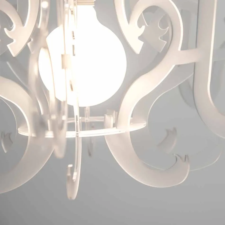 Modern candelabru din plexiglas din Italia, Malito Viadurini