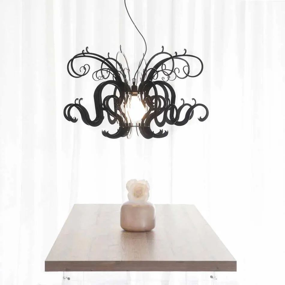 Modern candelabru din plexiglas din Italia, Malito Viadurini