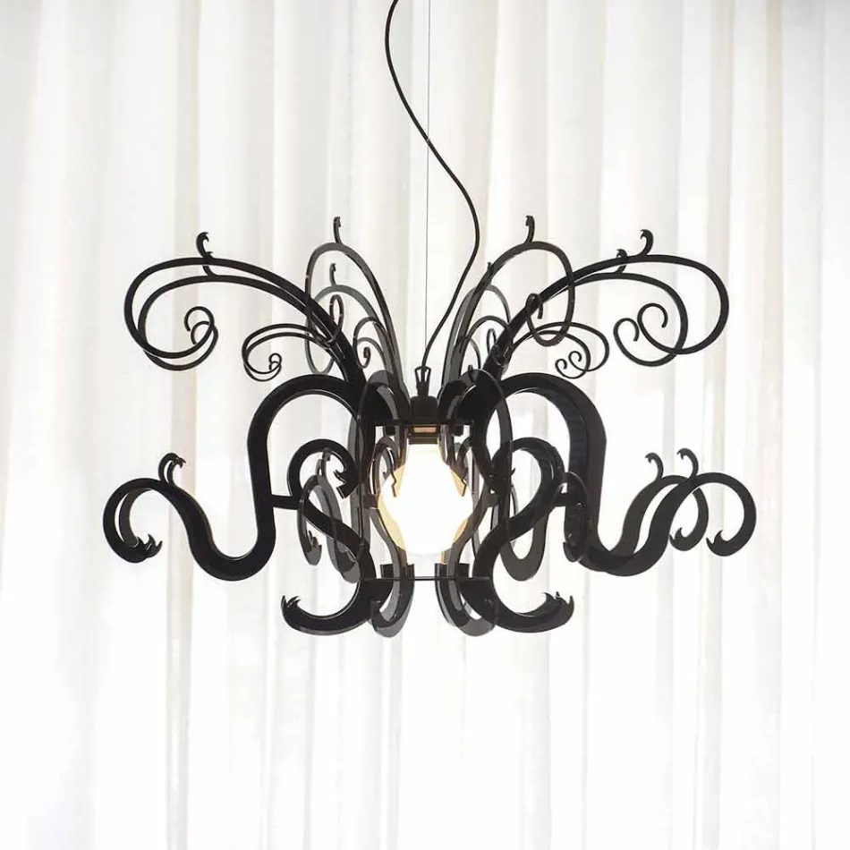 Modern candelabru din plexiglas din Italia, Malito Viadurini