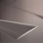 Lustra manuală din oțel vopsit alb Fabricat în Italia - Elica Viadurini