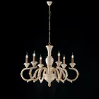 Candelabru din lemn fabricat în Italia pentru decorațiuni interioare - Florența Viadurini