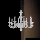 Candelabru din lemn fabricat în Italia pentru decorațiuni interioare - Milano Viadurini