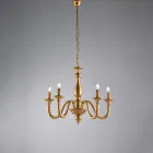 Candelabru din lemn fabricat în Italia pentru decorarea interioară - Siena Viadurini