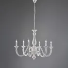 Candelabru din lemn fabricat în Italia pentru decorarea interioară - Siena Viadurini