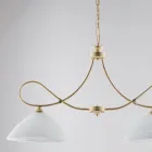 Eclisse: Un candelabru din metal și ceramică albă pentru interioare elegante. Viadurini