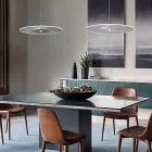 Candelabru metalic cu difuzor din plexiglas cu micropuncte - Nora Viadurini