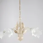 Candelabru din metal și sticlă pentru iluminarea interioarelor rafinate – Sirio Viadurini