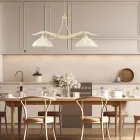 Candelabru metalic cu 2 lumini pentru iluminat interior - Musca Viadurini