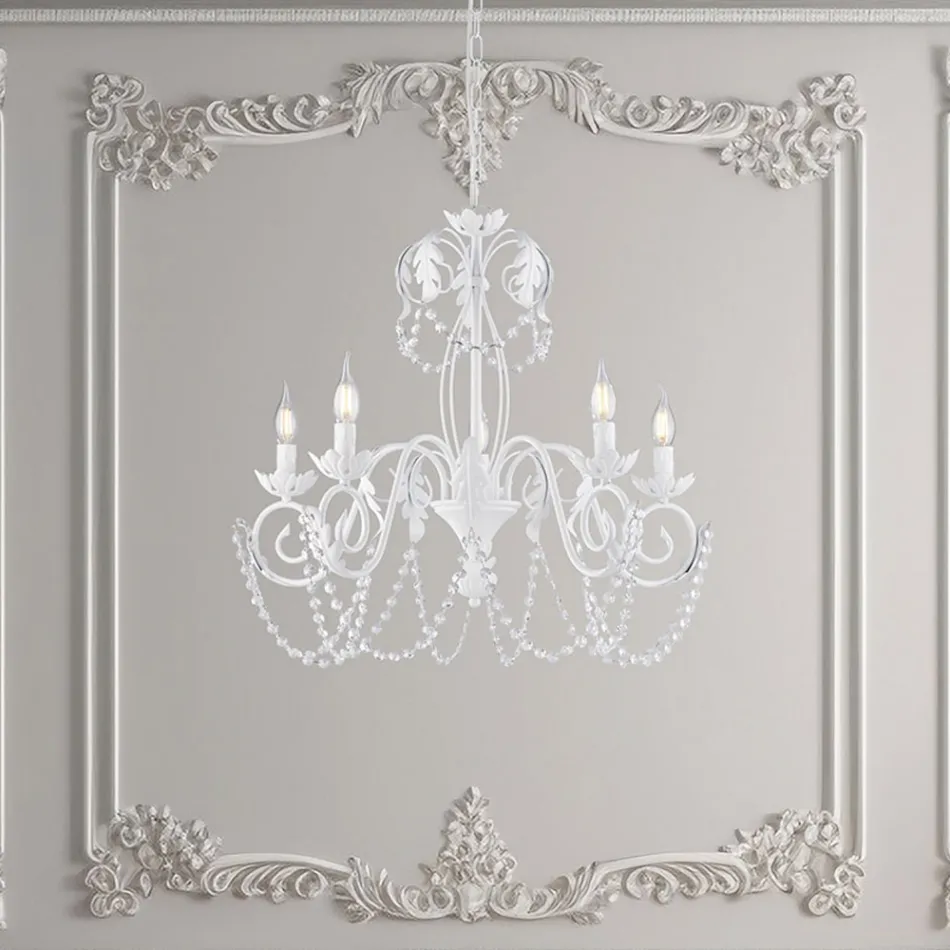 Candelabru metalic pentru interioare luminoase și primitoare – Perla Viadurini