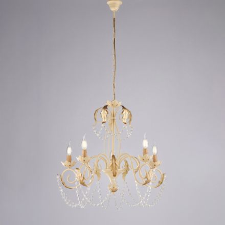 Candelabru metalic pentru interioare luminoase și primitoare – Perla Viadurini