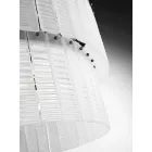 Candelabru modern cu 36 de lumini din sticla italiana de lux lucrata manual - Valadier Viadurini