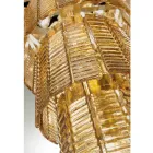 Candelabru modern 36 de lumini din sticla italiana de lux lucrata manual - Valadier Viadurini