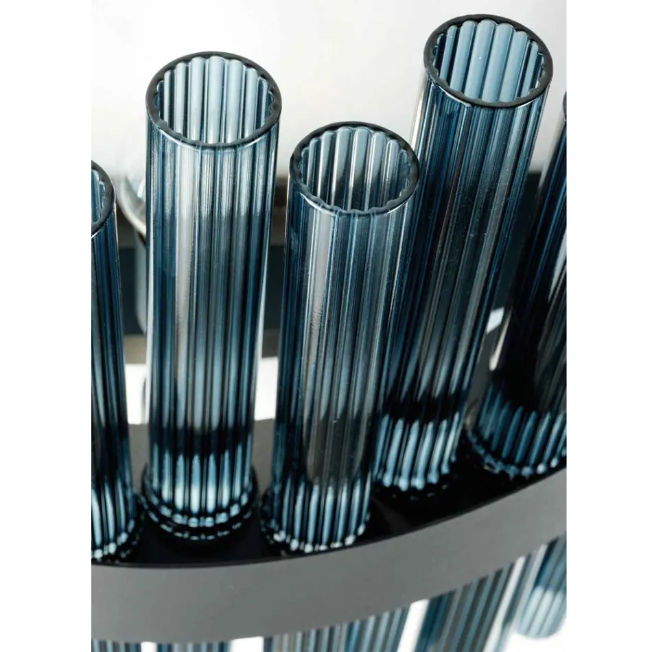 Candelabru din sticlă suflată artizanală italiană de lux modernă - Maesta Viadurini