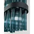 Candelabru din sticlă suflată de lux, realizat manual, italian modern - Maesta Viadurini