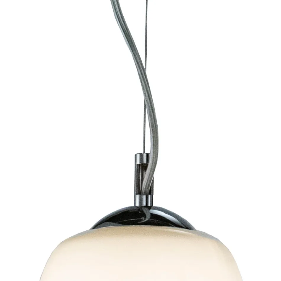 Candelabru cu patru lumini pe o bară liniară din sticlă suflată, fabricat în Italia - Soffio Viadurini