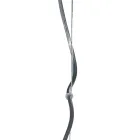 Candelabru cu patru lumini pe o bară liniară din sticlă suflată, fabricat în Italia - Soffio Viadurini