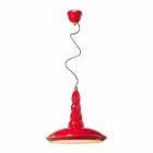 candelabru retro suspensie artizan ceramic Ferroluce Viadurini