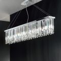 Candelabru clasic de lux suspendat din metal și cristal tăiat - Zolando