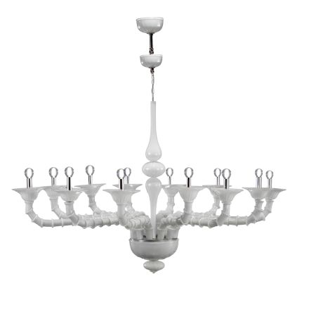 Candelabru în stil clasic din sticlă venețiană suflată manual - Vanity Viadurini