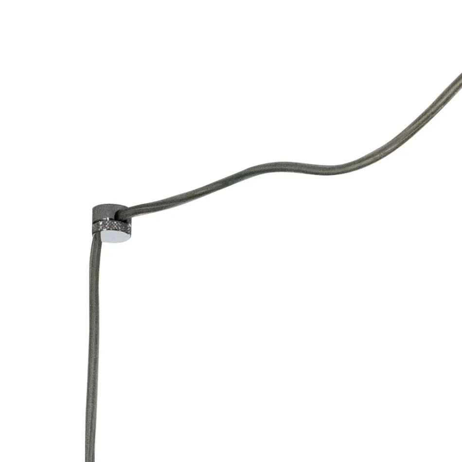 Candelabru mic cu trei lumini din sticlă suflată manual, fabricat în Italia - Iride Viadurini