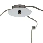 Candelabru mic cu trei lumini din sticlă suflată manual, fabricat în Italia - Iride Viadurini