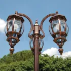 Lampă 3 Lumini Stil Vintage din Aluminiu Made in Italy - Leona Viadurini