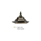 Lampăr 2 Lumini din Aluminiu și Sticlă Made in Italy Vintage - Janira Viadurini