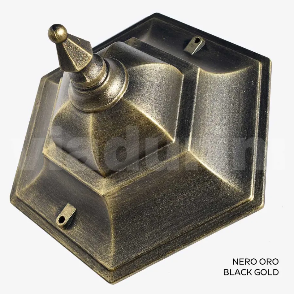 Lampa de gradina inaltime de 154 cm din sticla si 5 finisaje aluminiu - Pinako Viadurini