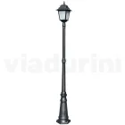 Lampa stradala inaltime de 214 cm din sticla antracit si aluminiu Made in Italy - Scintilla Viadurini