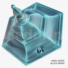 Lampa de gradina inaltime de 221 cm din sticla si 5 finisaje aluminiu - Pinako Viadurini