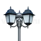 Lampa stradala inaltime de 238 cm din sticla antracit si aluminiu Made in Italy - Scintilla Viadurini