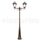 Lampa stradala inaltime de 264 cm pentru gradina din sticla si aluminiu turnat sub presiune - Alchimist Viadurini
