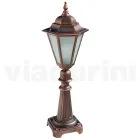 Lampa de gradina inaltime de 79 cm din sticla si 5 finisaje aluminiu - Pinako Viadurini