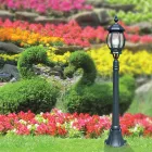 Lampă joasă de exterior din aluminiu antracit Made in Italy - Impero Viadurini