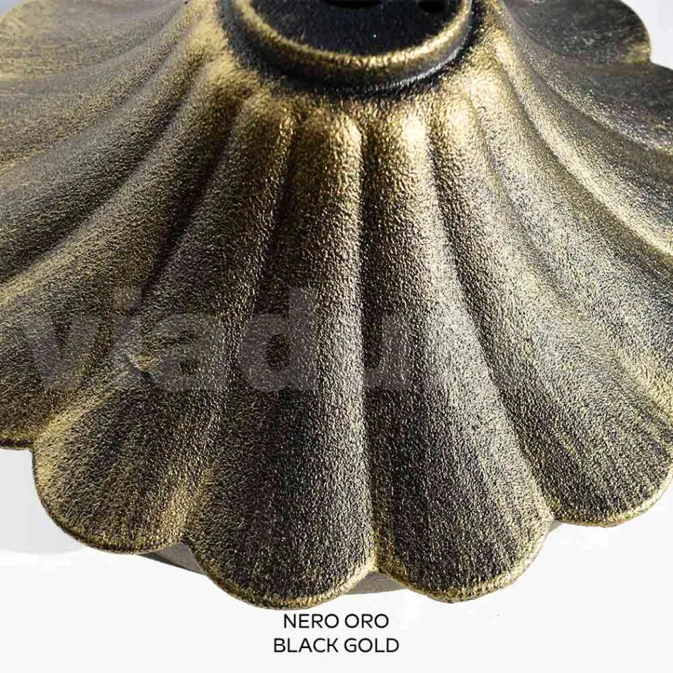 Lampa de exterior 212 cm din acril negru si aluminiu Made in Italy - Trovanero Viadurini