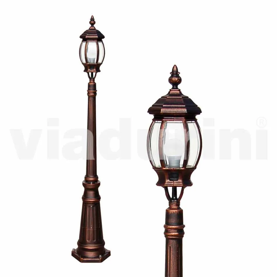 Lampă exterioară cu lumină de aluminiu fabricată în Italia, Anika Viadurini