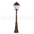 Lampa de exterior cu inaltime de 161 cm din sticla si aluminiu turnat sub presiune - Alchemist Viadurini