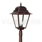 Lampa de exterior cu inaltime de 161 cm din sticla si aluminiu turnat sub presiune - Alchemist Viadurini