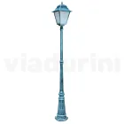 Lampa de exterior cu inaltime de 222 cm din sticla si aluminiu turnat sub presiune - Alchemist Viadurini