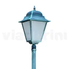 Lampa de exterior cu inaltime de 222 cm din sticla si aluminiu turnat sub presiune - Alchemist Viadurini