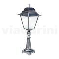 Lampa de exterior cu inaltime de 85 cm din sticla si aluminiu turnat sub presiune - Alchemist