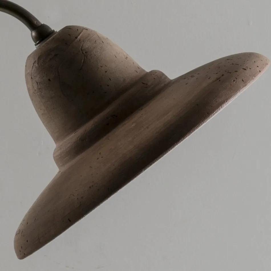 Lampă de exterior în aluminiu și Galestro Made in Italy - Toscot Spoleto Viadurini