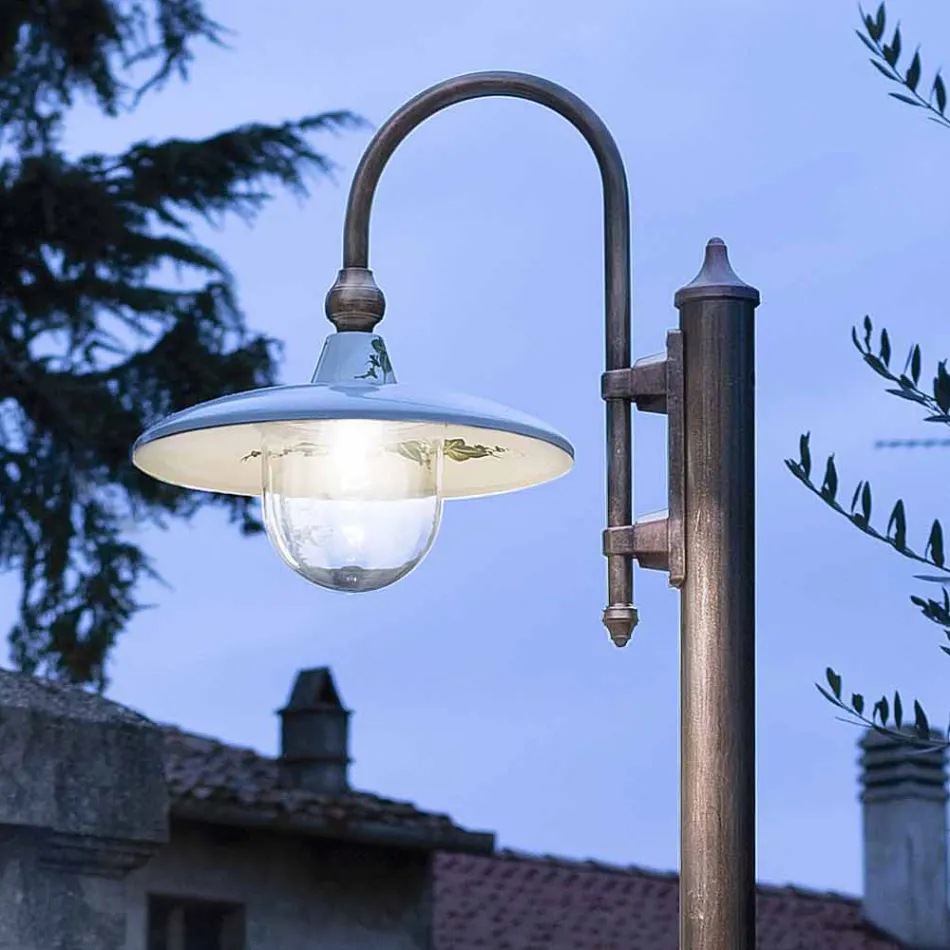 Lampă de grădină din aluminiu cu design cu 1 sau 2 sau 3 lumini - Campobasso Viadurini